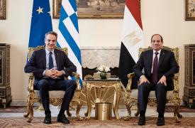 Τηλεφωνική επικοινωνία Μητσοτάκη - Σίσι με έμφαση στη Γάζα