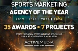 ActiveMedia Group:Τέταρτη διάκριση ως Καλύτερο Sports Marketing Agency στα τελευταία 5 χρόνια του θεσμού