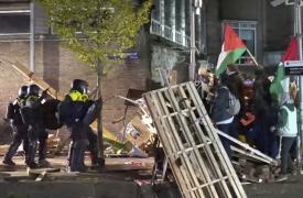 Κινητοποιήσεις υποστήριξης στη Γάζα: 32 συλλήψεις στα επεισόδια σε πανεπιστήμιο του Άμστερνταμ