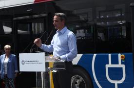 Μητσοτάκης: Η κυκλοφορία των νέων ηλεκτρικών λεωφορείων σηματοδοτεί την έλευση μιας νέας Ελλάδας