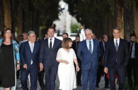 Προεδρικά ενσταντανέ στον Κήπο της Προεδρίας της Δημοκρατίας - Οι πρώην κι οι επόμενοι