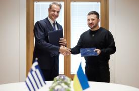 Στις 13:45 η συνάντηση Μητσοτάκη - Ζελένσκι στο Μαξίμου