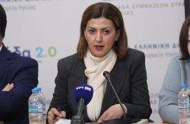 Στην περιοχή των πυρκαγιών η Ειρήνη Αγαπηδάκη με τις ΚΟΜY