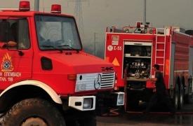 Σε ύφεση η φωτιά στο Ωραιόκαστρο Θεσσαλονίκης