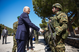Επίσκεψη Δένδια στη Λέσβο: Θα δημιουργήσουμε το ισχυρότερο Πολεμικό Ναυτικό που είχαμε ποτέ