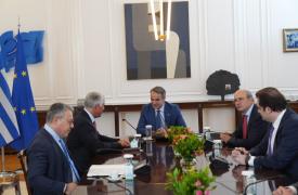 Μητσοτάκης σε Ορσέλ και Ψάλτη: Η Ευρώπη χρειάζεται ισχυρότερες και πιο ανταγωνιστικές τράπεζες