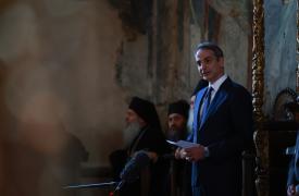 Στις Καρυές ο Κυρ. Μητσοτάκης