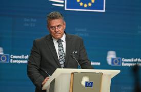 Σέφκοβιτς (Επ. Εμπορίου) για δασμούς: Αντίμετρα 72 δισ. στις ΗΠΑ αν αποτύχουν οι διαπραγματεύσεις