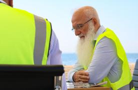 Επίσκεψη του Ιβάν Σαββίδη στις εγκαταστάσεις του ΟΛΘ