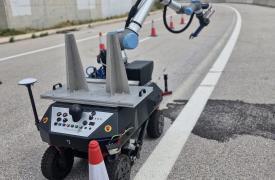 Ρομποτικό σύστημα με ΑΙ εκτελεί εργασίες στην Ολυμπία Οδό