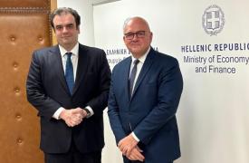 Συνάντηση Πιερρακάκη - Boujnah: Δημιουργία Κέντρου Υποστήριξης και Τεχνολογίας στην Αθήνα