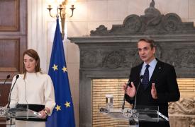 Μητσοτάκης σε Μετσόλα: Δίκαιη και βιώσιμη ειρήνη στην Ουκρανία - Η ΕΕ παρούσα με πράξεις, όχι λόγια