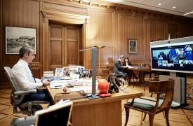 Σε έκτακτη τηλεδιάσκεψη των ηγετών της ΕΕ για την Ουκρανία συμμετείχε ο Κυρ. Μητσοτάκης