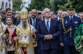 Τασούλας: Παραβρέθηκε στις εορταστικές εκδηλώσεις για τον πολιούχο της Πάτρας Άγιο Ανδρέα