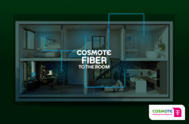 COSMOTE Fiber Τo Τhe Room: Οπτική ίνα σε κάθε δωμάτιο του σπιτιού για κορυφαία εμπειρία internet παντού