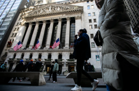 Τρίτη χρονιά με διψήφια κέρδη για τη Wall Street