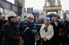 Παρουσίαση της πλωτής εξέδρας USSPS στα Ναυπηγεία Σαλαμίνας