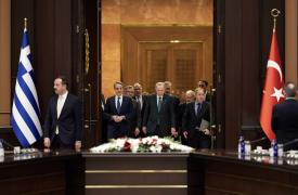 Ερντογάν: Συμφωνούμε να συνεχίσουμε το διάλογο - Live οι δηλώσεις Μητσοτάκη