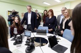 Μητσοτάκης από Κέντρο Καινοτομίας Ηπείρου: Με την τεχνολογία κάνουμε το μάθημα πιο διαδραστικό