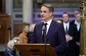 Μητσοτάκης για Ελένη Γλύκατζη - Αρβελέρ: Έγινε γέφυρα στα προσφυγικά της Αθήνας και τις πρωτεύουσες του κόσμου