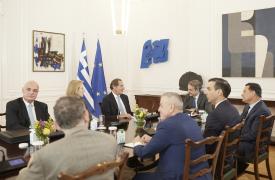 Μητσοτάκης: Σύσκεψη σχετικά με τη δωρεά του Ιδρύματος Παύλου και Αλεξάνδρας Κανελλοπούλου για το ΚΑΤ