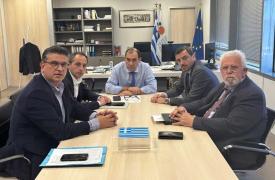 Συνάντηση Κατσαφάδου με εκπροσώπους της Ηλείας για τις ζημιές από τα πρόσφατα καιρικά φαινόμενα