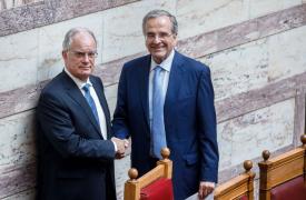 Σαμαράς σε Τασούλα: «Ανησυχώ βαθύτατα για τα εθνικά θέματα»