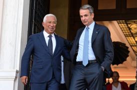 Επικοινωνία Μητσοτάκη - Κόστα με έμφαση στην Κύπρο