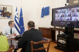 Τηλεδιάσκεψη Μητσοτάκη με τους Πρέσβεις: Προτεραιότητα η ασφάλεια των Ελλήνων στη Μέση Ανατολή