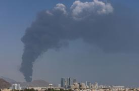 ΗΑΕ: Πυρκαγιά στις πετρελαϊκές εγκαταστάσεις της Φουτζέιρα