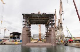 Καθελκύστηκε επιτυχώς στη Σαλαμίνα η πλατφόρμα θαλάσσιας επιτήρησης USSPS της ΕΤΜΕ