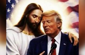 Νέα εικόνα Τραμπ μέσω ΑΙ που είναι αγκαλιά με τον Ιησού Χριστό