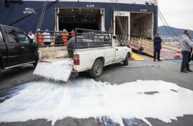 Συγκεντρώσεις και πορείες κτηνοτρόφων στη Μυτιλήνη - Διαμαρτυρία στο λιμάνι