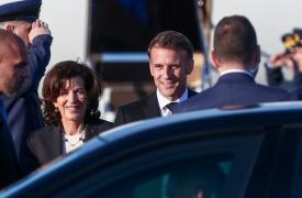 Έφτασε στην Αθήνα ο Εμανουέλ Μακρόν