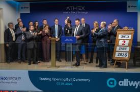Allwyn: Έναρξη διαπραγμάτευσης των νέων μετοχών στο Χρηματιστήριο Αθηνών