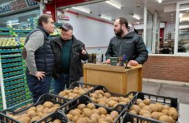 Τη Λαχαναγορά Θεσσαλονίκης επισκέφθηκε ο Μαργαρίτης Σχοινάς