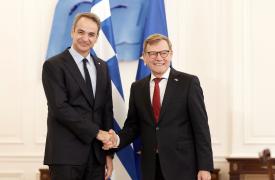 Συνάντηση Μητσοτάκη - Βάντεφουλ: Συζητήθηκαν ζητήματα αμοιβαίου ευρωπαϊκού ενδιαφέροντος