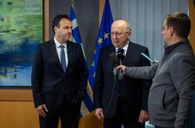Συνάντηση Παπαστεργίου με τον Επίτροπο Άμυνας και Διαστήματος της ΕΕ