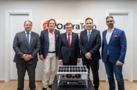 Εγκαίνια των γραφείων της OroraTech στην Αθήνα, παρουσία Παπαστεργίου και Γερμανού ΥΠΕΞ