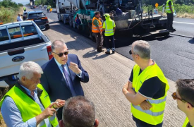 Ταχιάος: Αυτοψία στα εργοτάξια αναβάθμισης της Εγνατίας Οδού