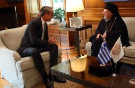 Συνάντηση Μητσοτάκη με τον Βαρθολομαίο: Η ελληνική Πολιτεία στέκεται πάντα δίπλα στο Πατριαρχείο