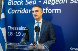 Δήμας: Κοινή βούληση Ελλάδας -Βουλγαρίας-Ρουμανίας για τον διάδρομο Μαύρης Θάλασσας-Αιγαίου