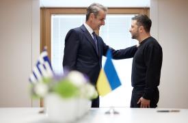 Τετ α τετ Μητσοτάκη - Ζελένσκι στις Βρυξέλλες