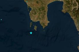 Σεισμός 5,3 βαθμών νοτιοδυτικά της Μεθώνης