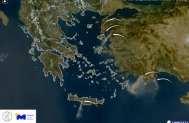 AtmoHub: Παρακολούθηση καπνού από την πυρκαγιά σε Κρήτη, Λέσβο και Τουρκία - Ποιες περιοχές αναμένεται να επηρεαστούν