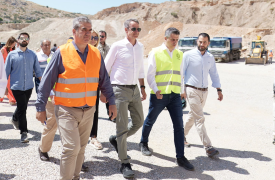 Παράκαμψη Χαλκίδας: Η ΜΕΤΚΑ υποδέχθηκε τον Πρωθυπουργό στο εργοτάξιο του έργου