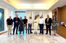Συνάντηση Ζαχαράκη με το ΔΣ του Ινστιτούτου Εκπαιδευτικής Πολιτικής
