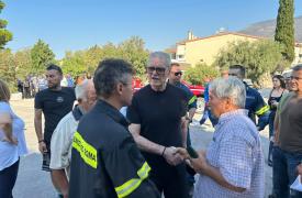 Επίσκεψη του Ευ. Τουρνά στο Πόρτο Γερμενό - Ξεκίνησαν οι αυτοψίες στις πληγείσες περιοχές