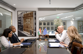 Μπρατάκος: «Στρατηγική επιλογή η ενίσχυση των οικονομικών και επιχειρηματικών σχέσεων Ελλάδας - Ινδίας»