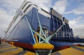 Σύγκρουση δύο επιβατηγών – οχηματαγωγών πλοίων στο λιμάνι της Κυλλήνης